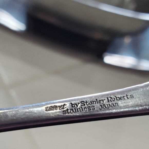 Vintage Velvet ss Stanley Robert's mid century gravy boat & ladle - Picture 6 of 7